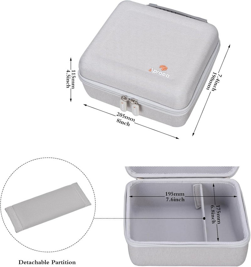 Aproca Case Compatible with VISSPL Mini Projector 1080P Full HD Supported Video Projector, Portable Storage Bag for Accessories (Case Only) - Image 4